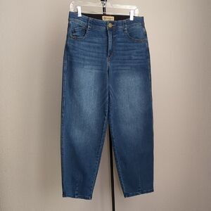 Democracy X Cato Barrel Leg Medium Wash Stretch Jean Sz 6